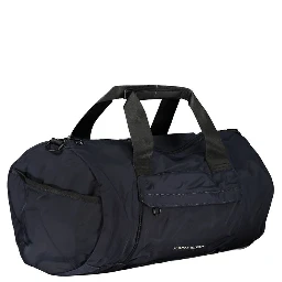 Blue Polyester Handbag