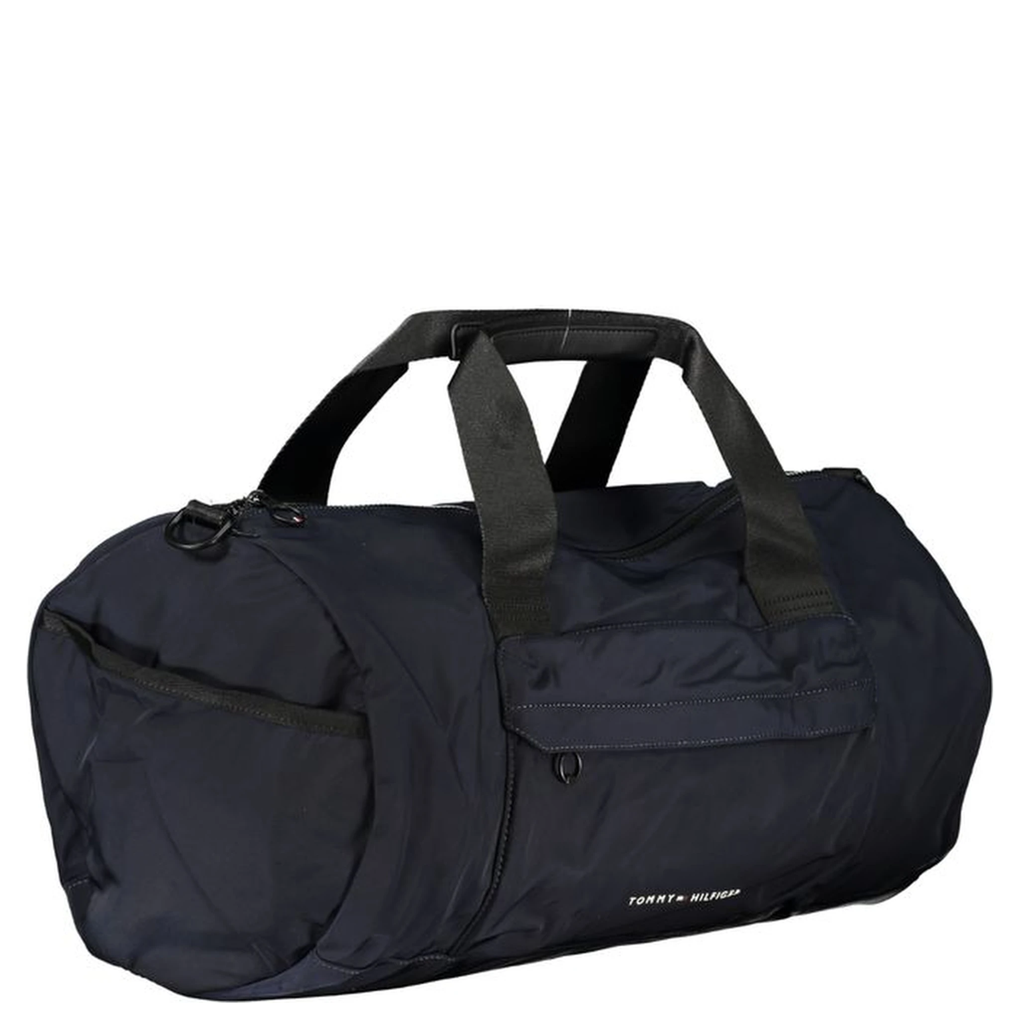 Blue Polyester Handbag
