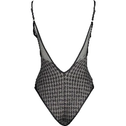 Black Elastane Swimwear