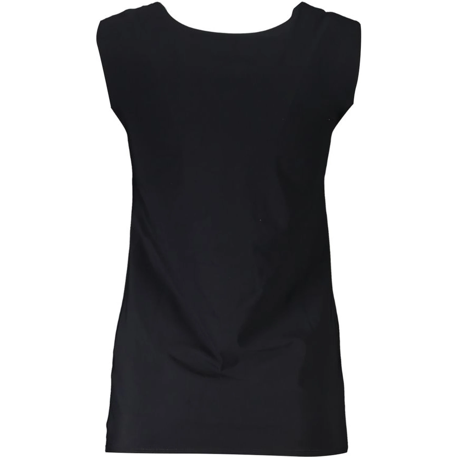 Black Elastane Tank Top