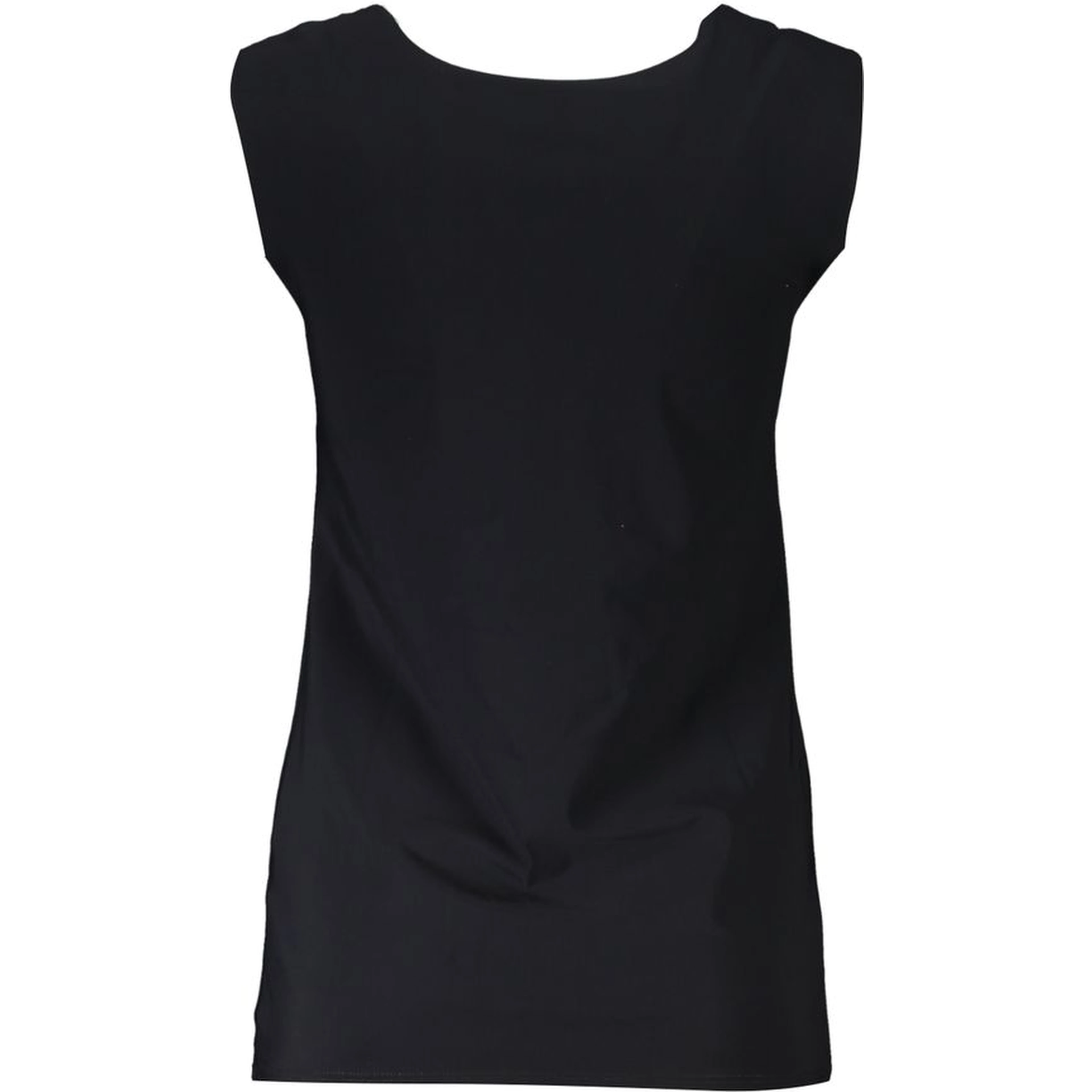 Black Elastane Tank Top