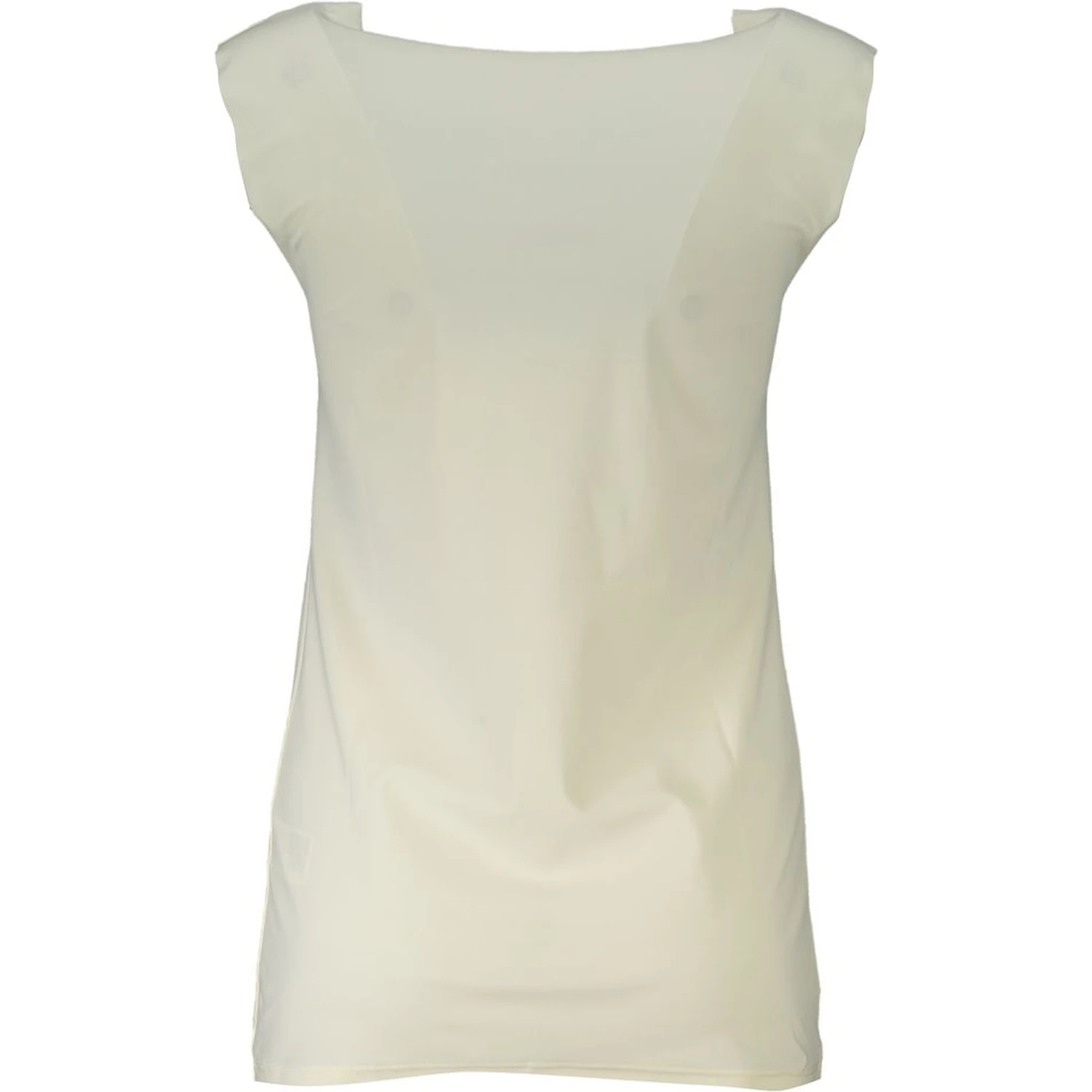 White Elastane Tank Top