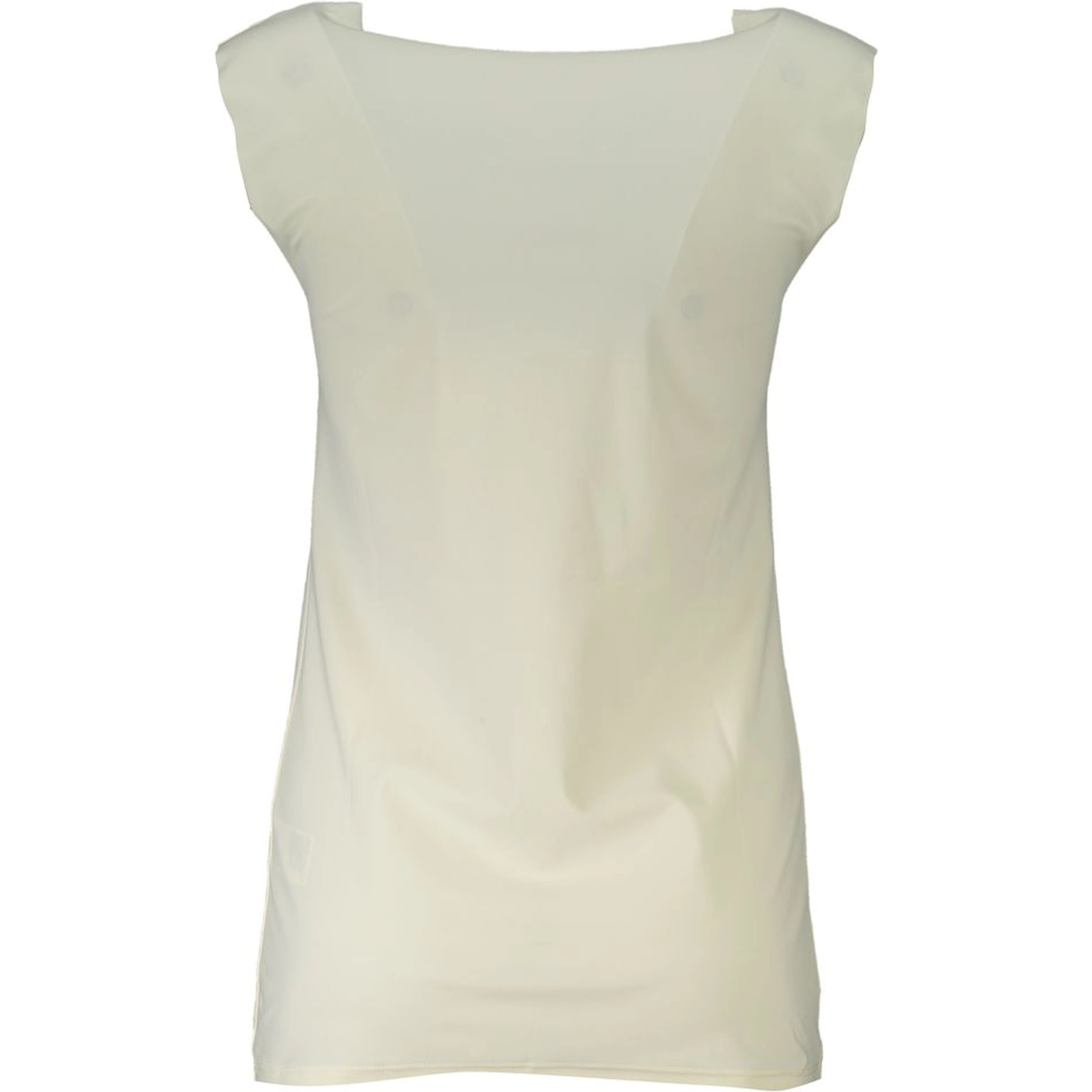 White Elastane Tank Top