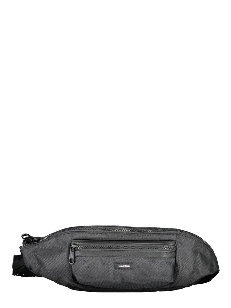 Black Polyester Handbag