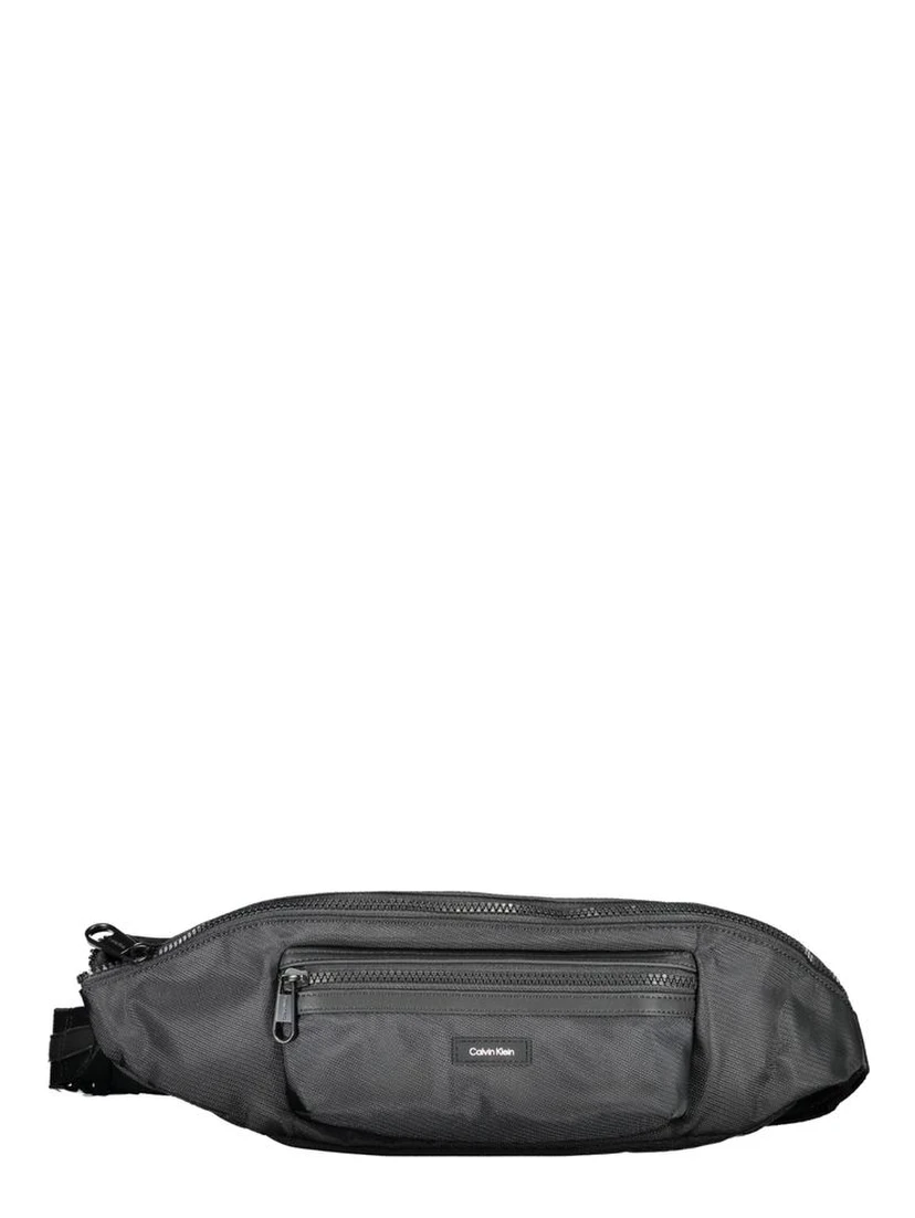 Black Polyester Handbag