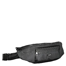 Black Polyester Handbag