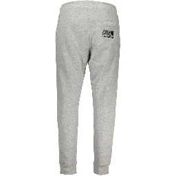 Grigio Polyester Men's Sweatpant