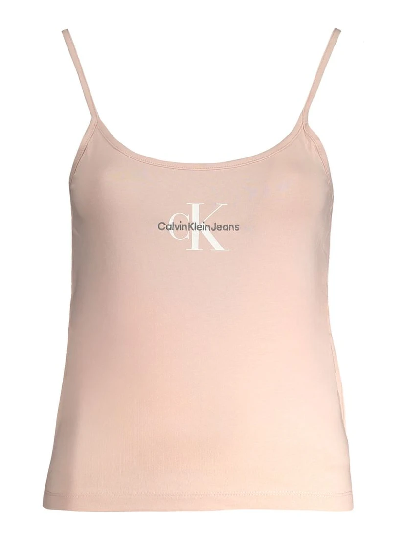 Pink Cotton Women's Tank Top