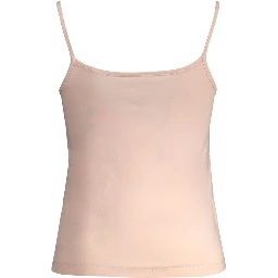 Pink Cotton Women's Tank Top