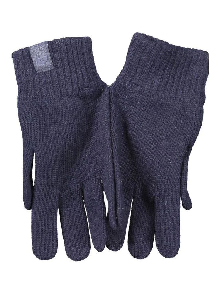 Blue Wool Men's Glove