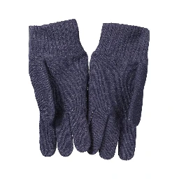 Blue Wool Men's Glove