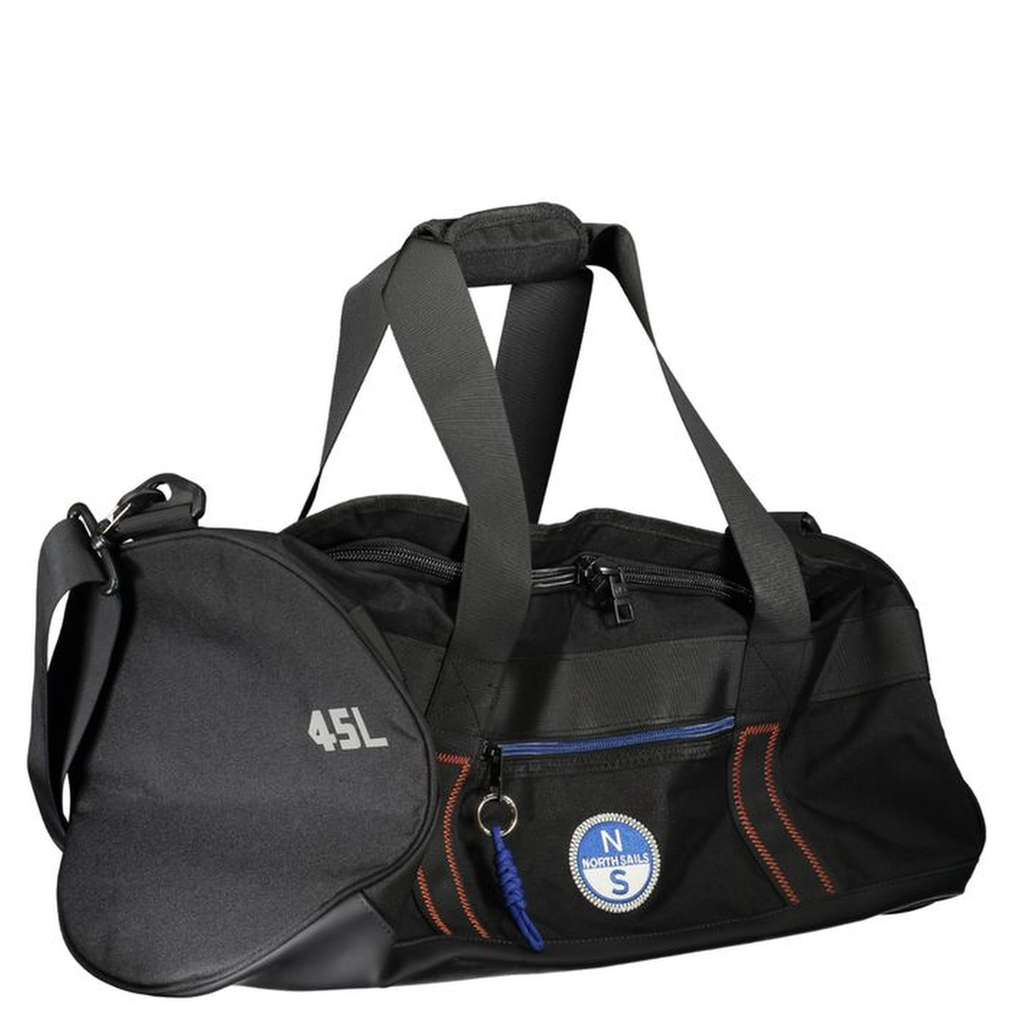 Nero Polyester Men Duffle Bag