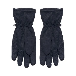 Blu Polyester Men Glove
