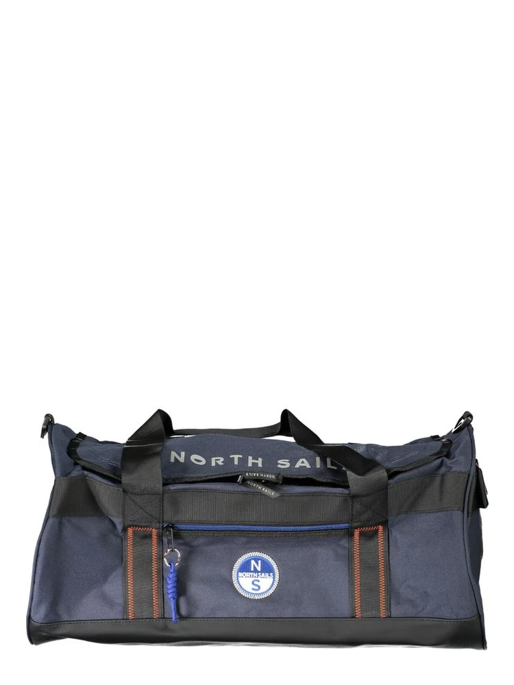 Blu Polyester Men Duffle Bag