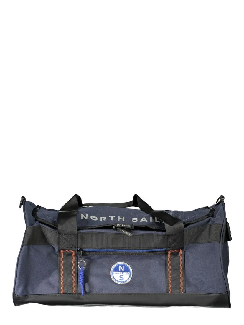 Blu Polyester Men Duffle Bag
