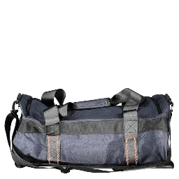 Blu Polyester Men Duffle Bag