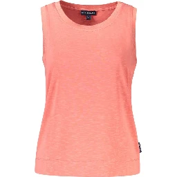 Pink Polyester Tank Top