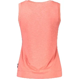 Pink Polyester Tank Top