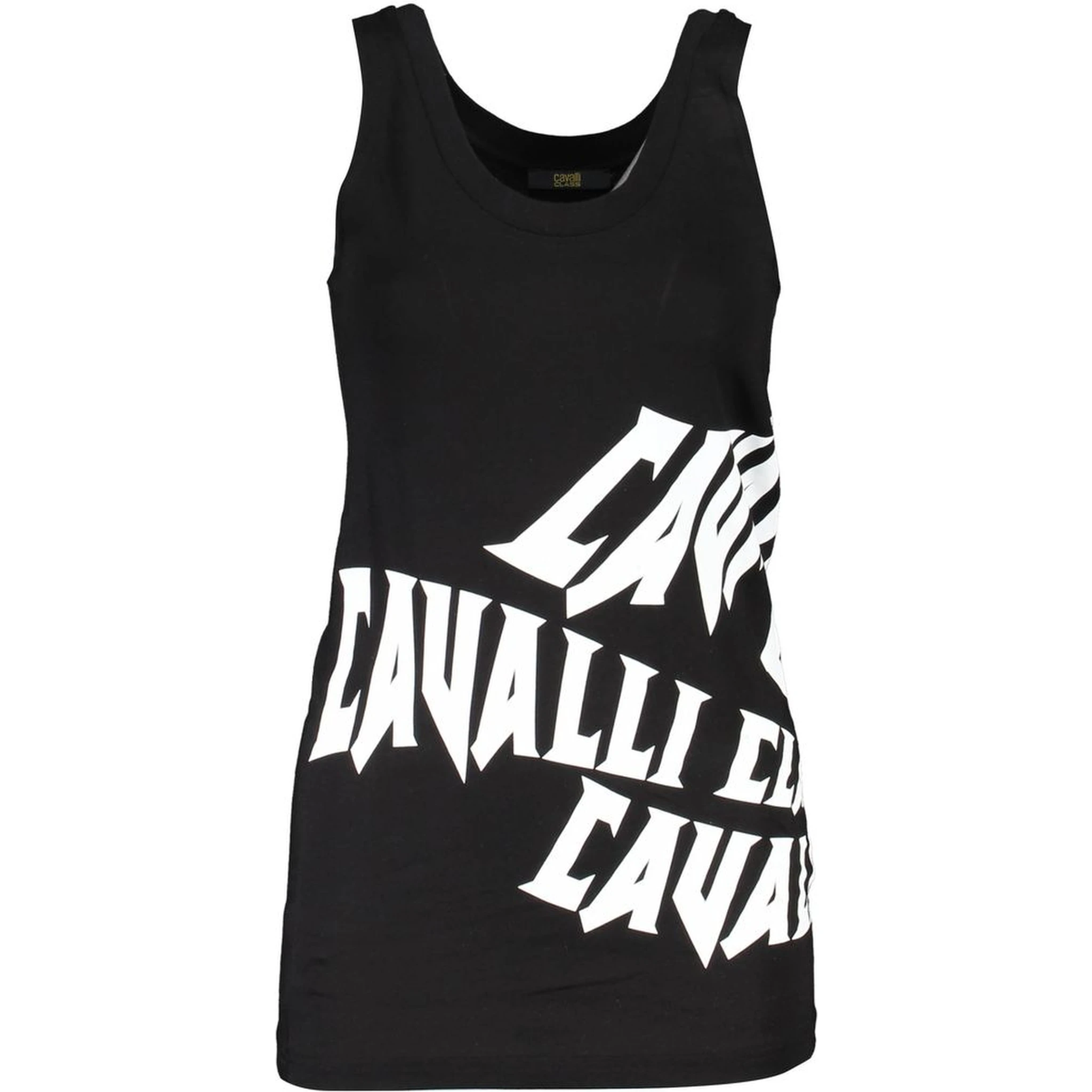 Black Cotton Women's Tank Top