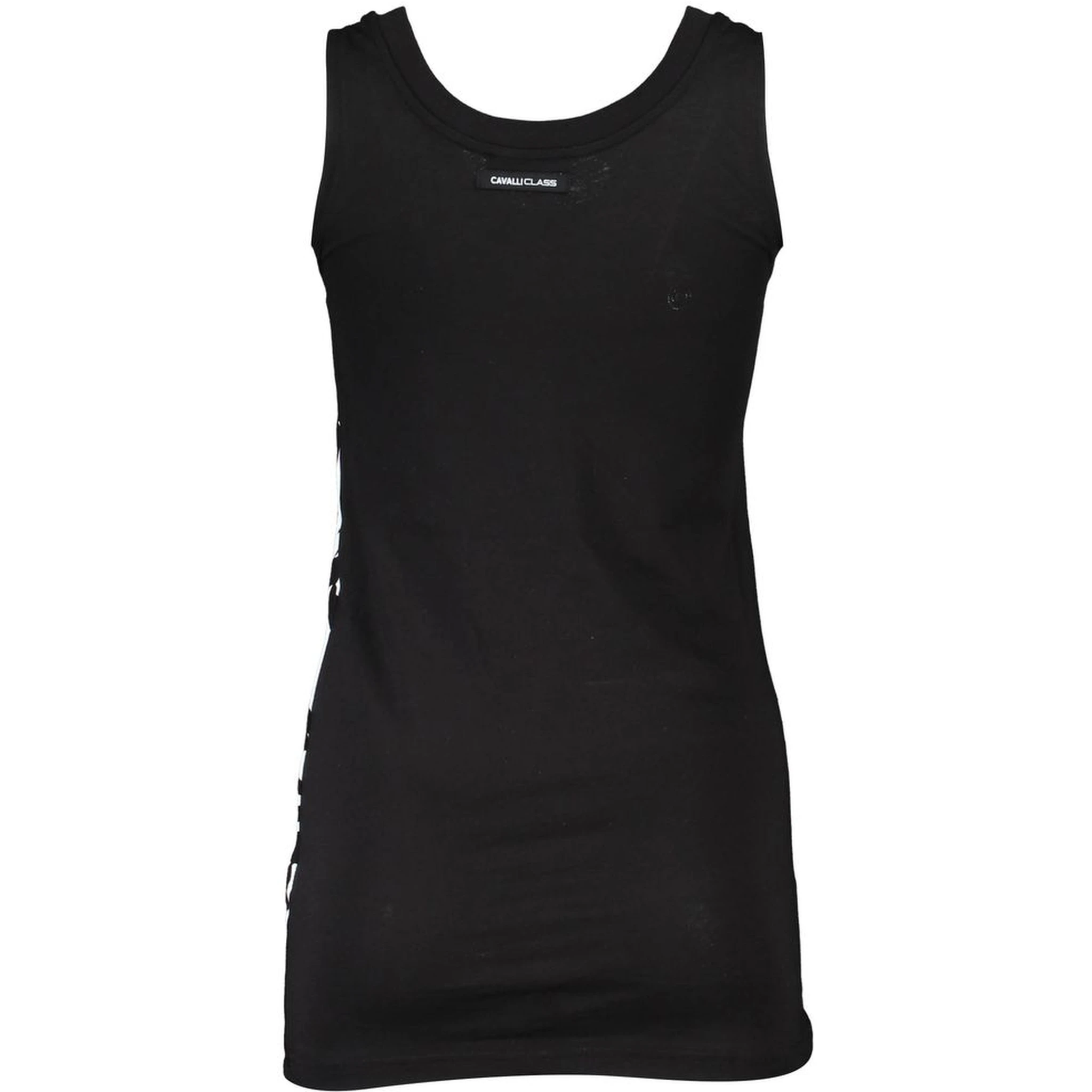 Black Cotton Women's Tank Top