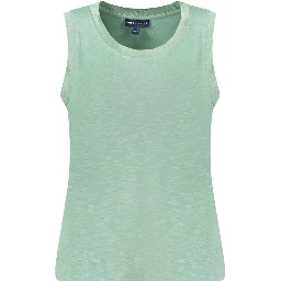 Green Polyester Tank Top