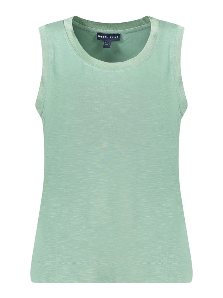 Green Polyester Tank Top