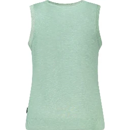 Green Polyester Tank Top