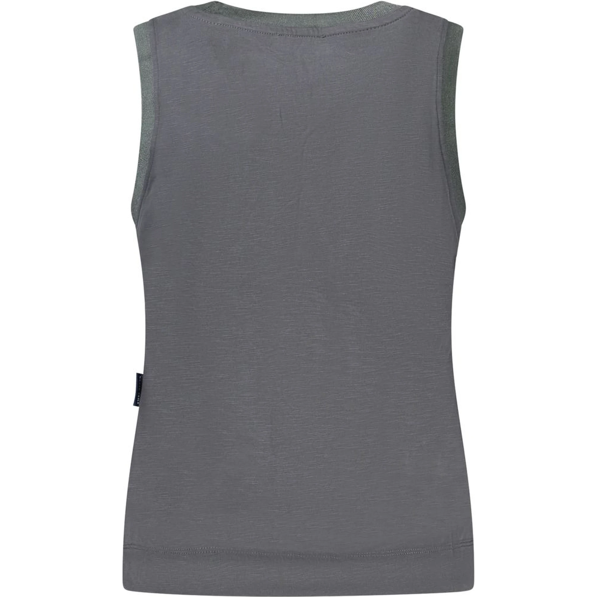 Black Polyester Tank Top