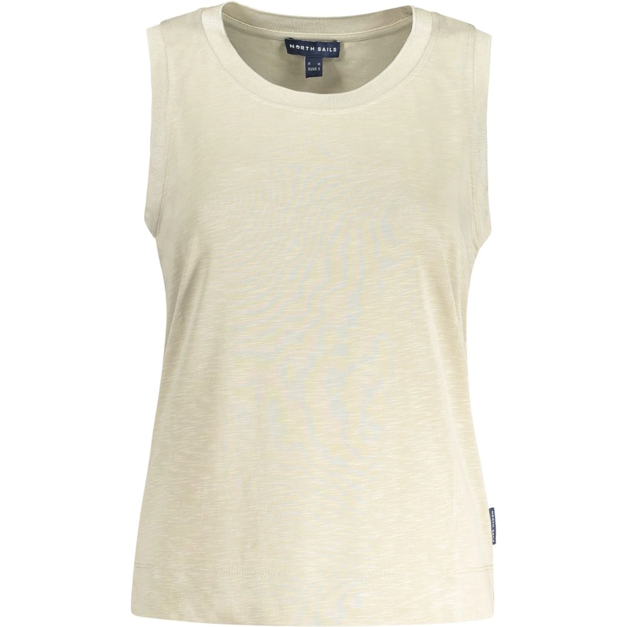 Beige Polyester Tank Top