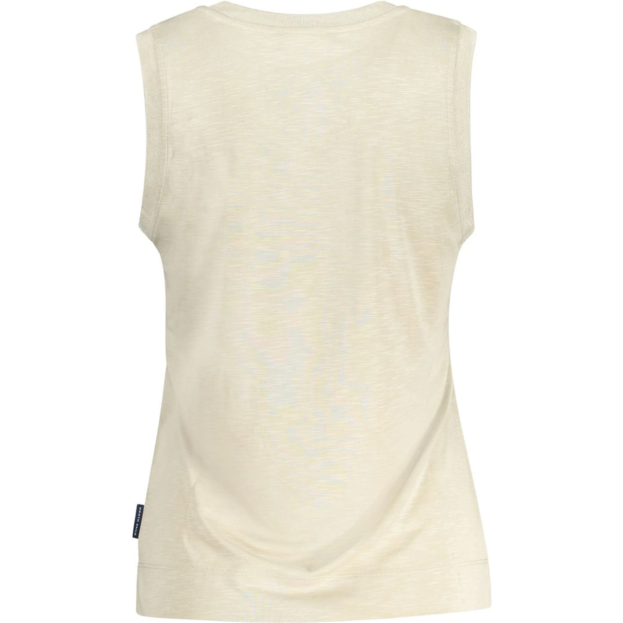 Beige Polyester Tank Top