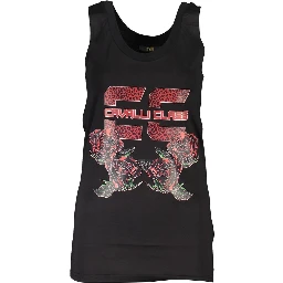 قميص داخلي أسود من القطن