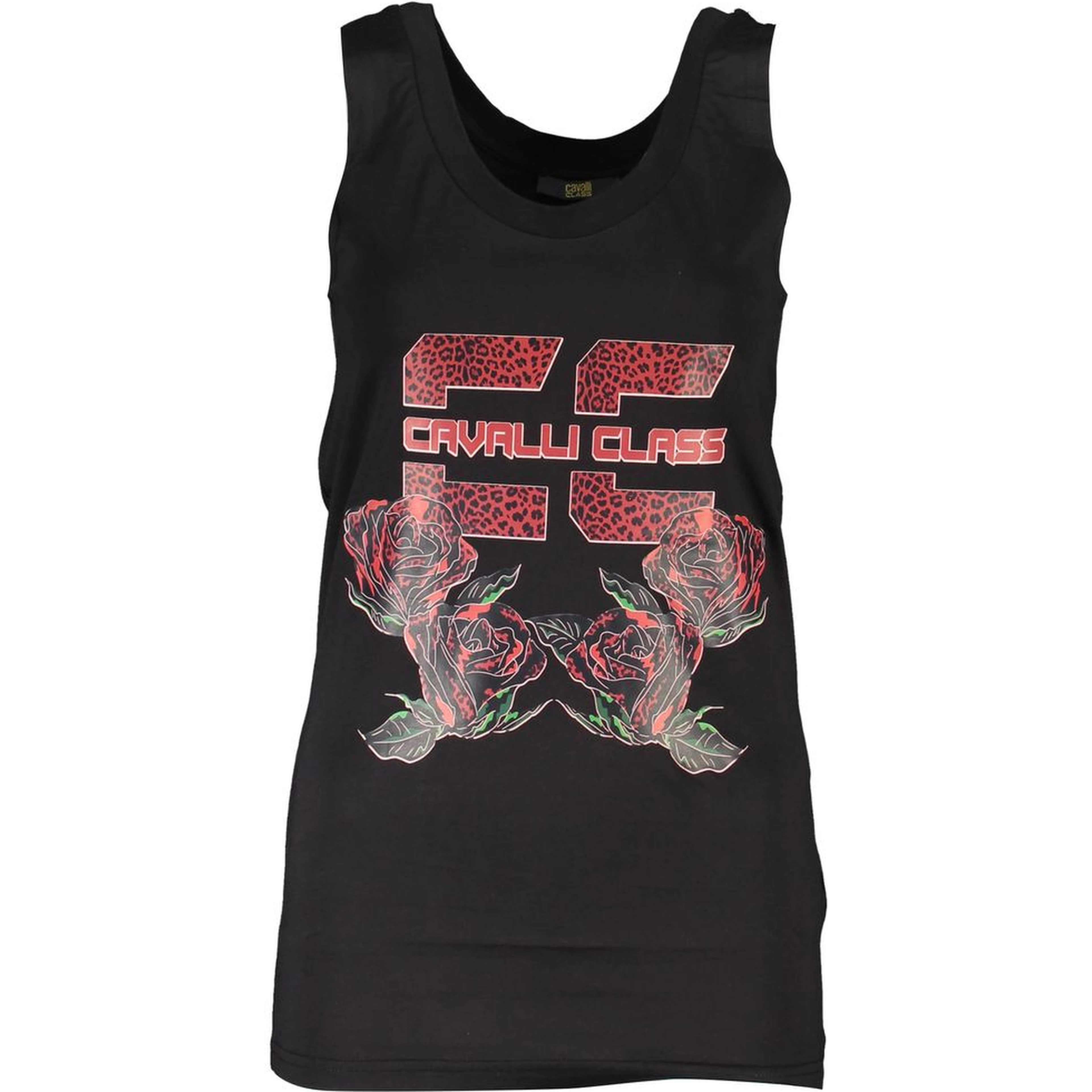 Black Cotton Tank Top