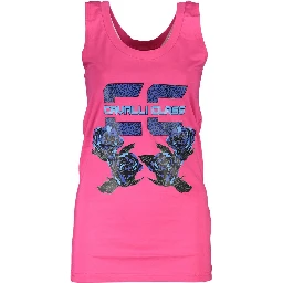 Pink Cotton Tank Top