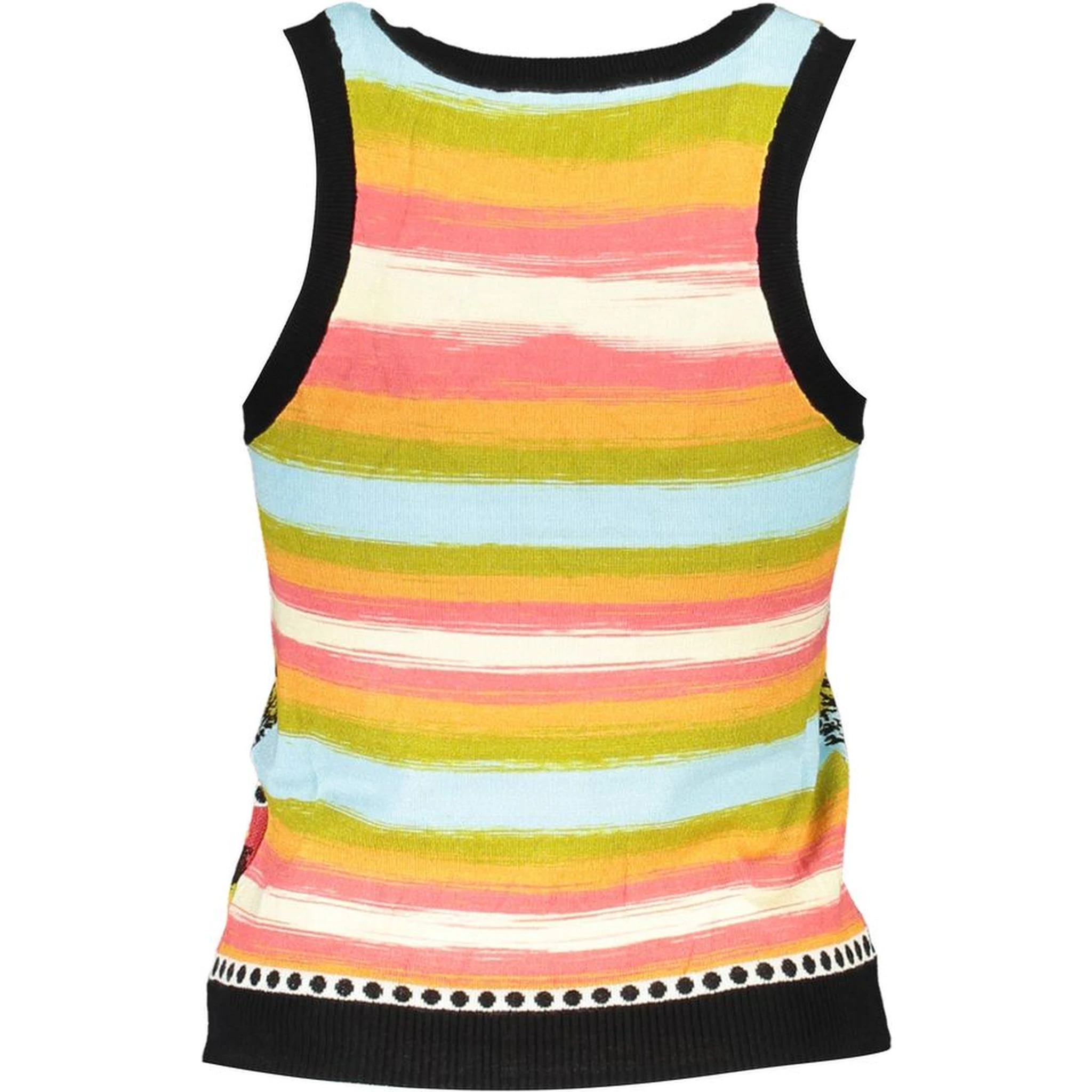 Black Cotton Tank Top