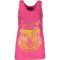 Pink Cotton Tank Top