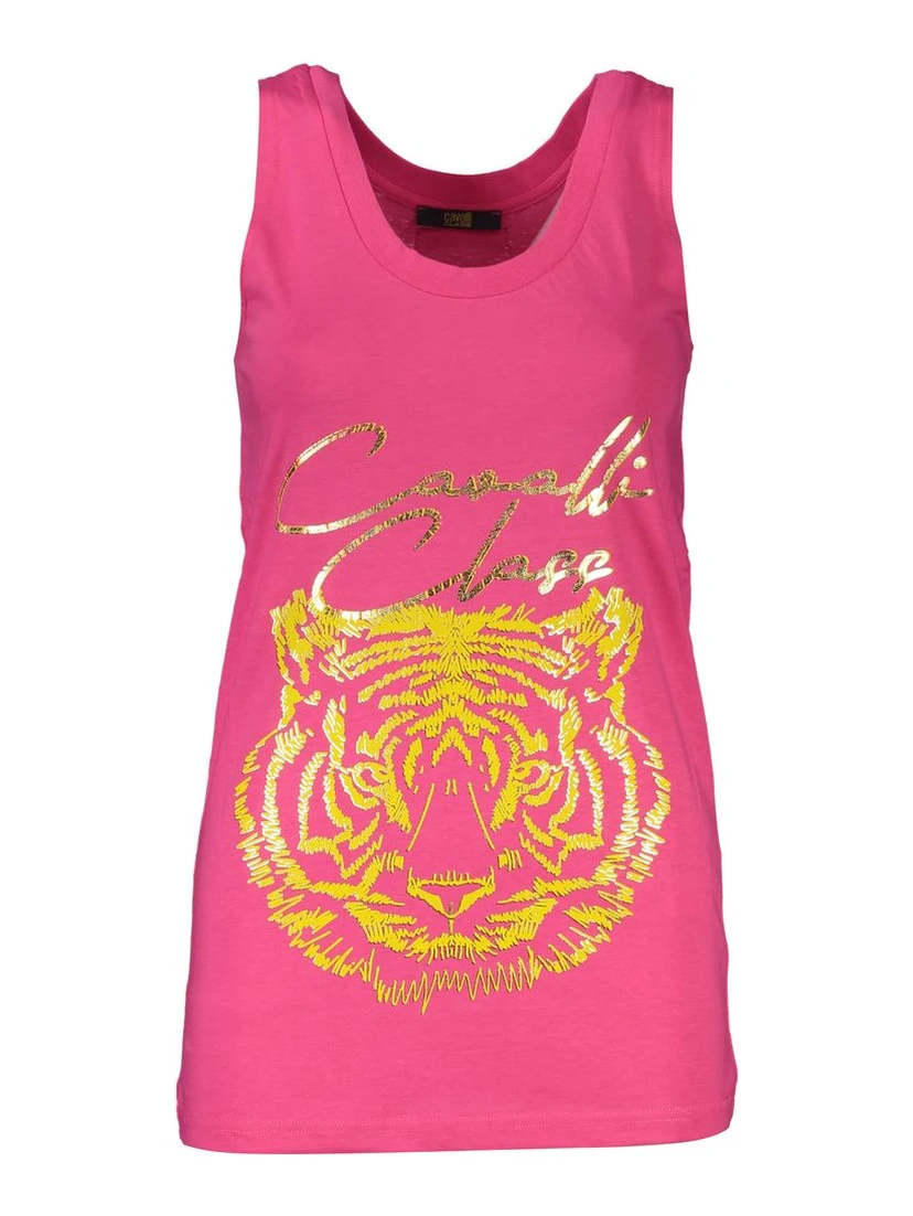 Pink Cotton Tank Top