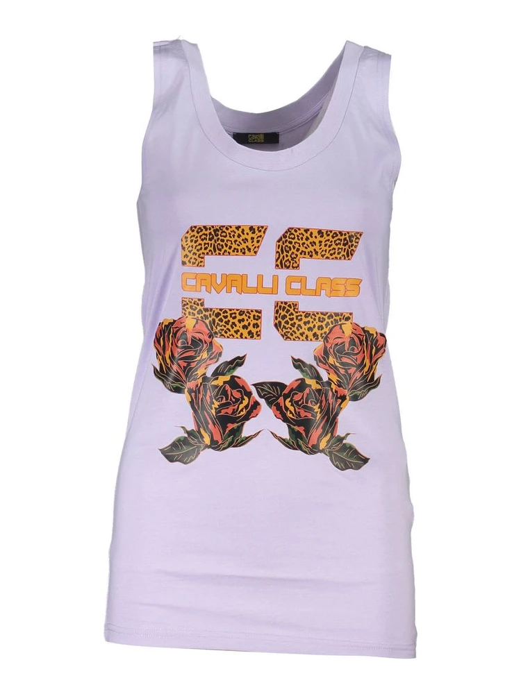 Purple Cotton Tank Top