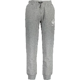 Gray Cotton Men's Sweatpants