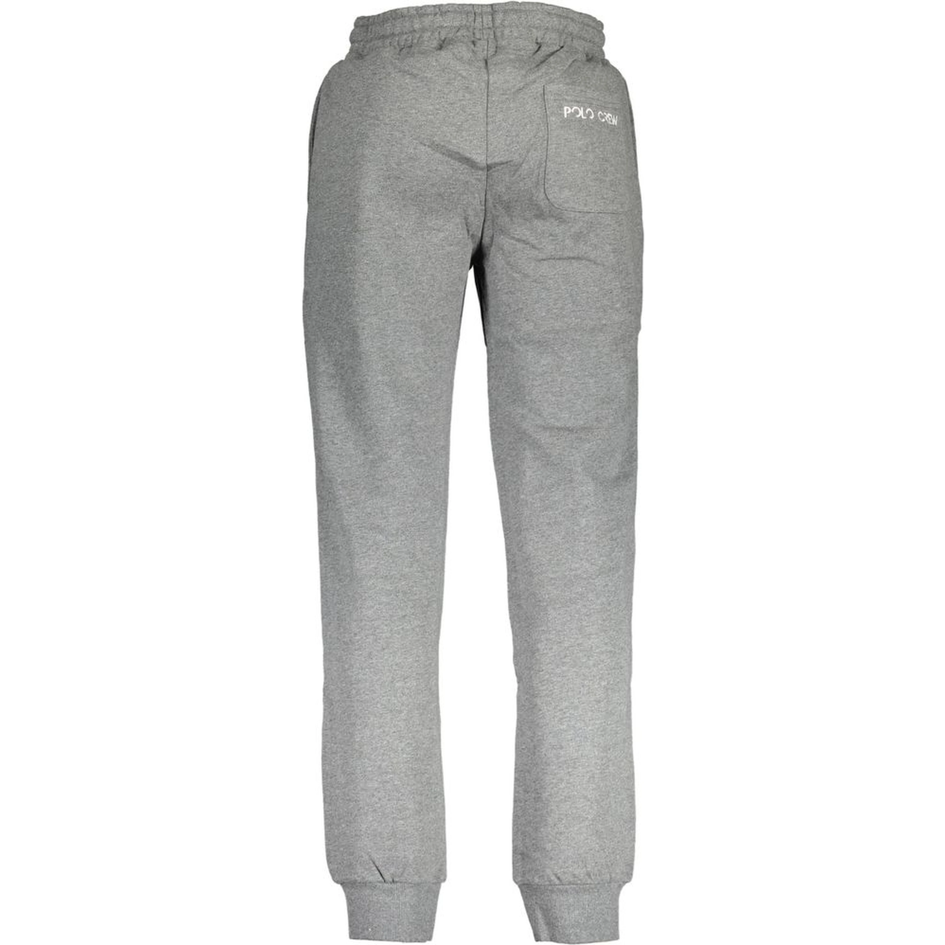 Gray Cotton Men's Sweatpants