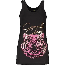 قميص داخلي أسود من القطن