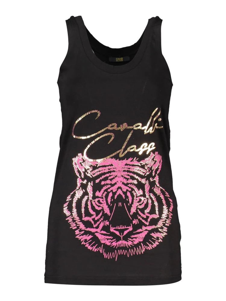 Black Cotton Tank Top