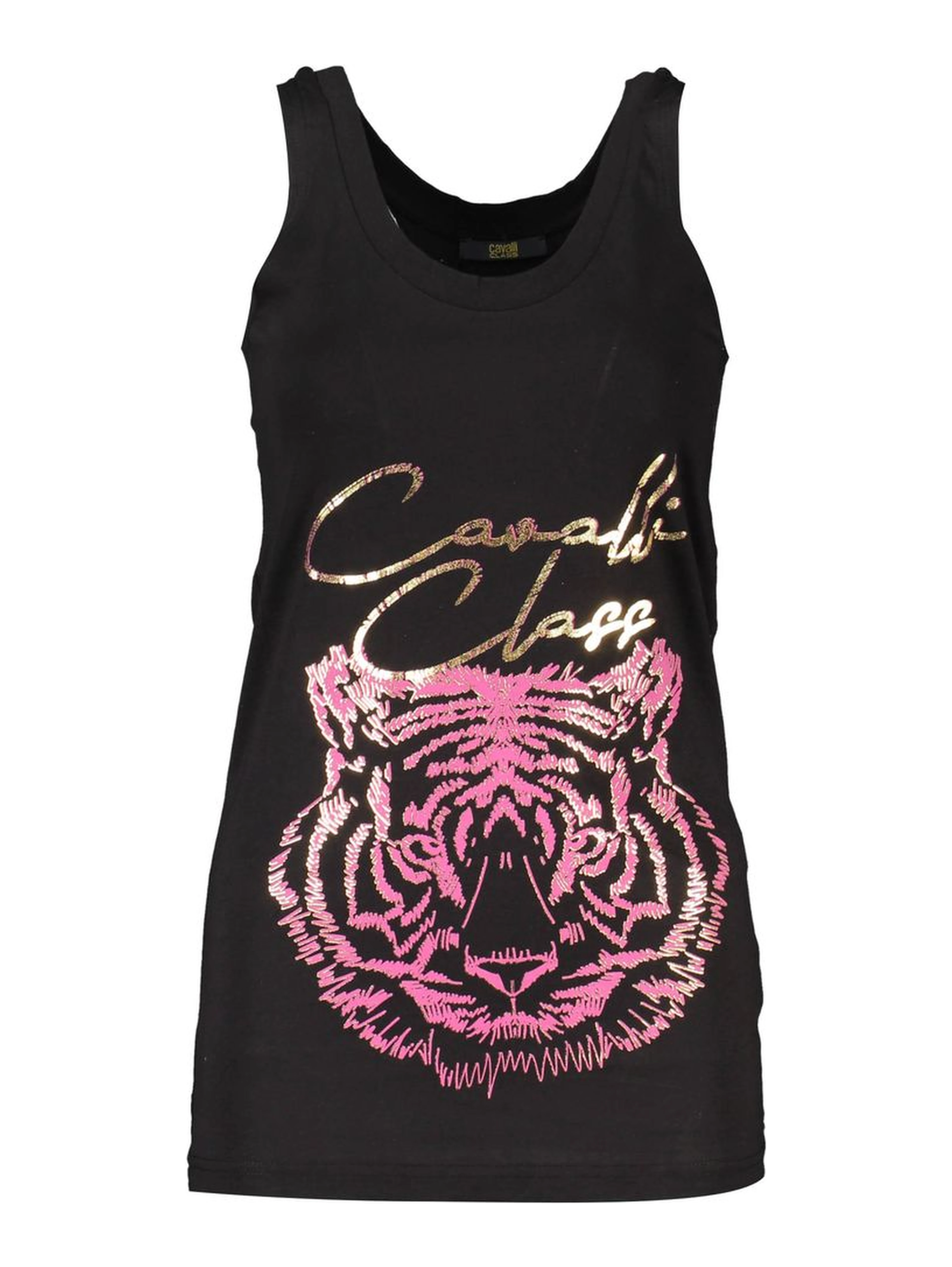 Black Cotton Tank Top