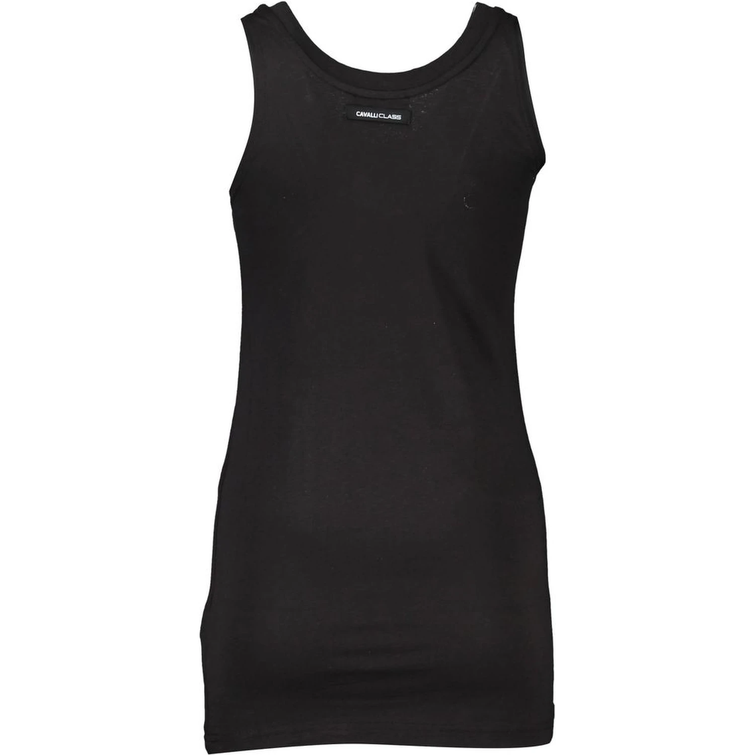 Black Cotton Tank Top