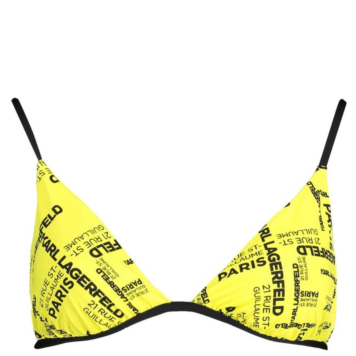 Yellow Elastane Swimwear