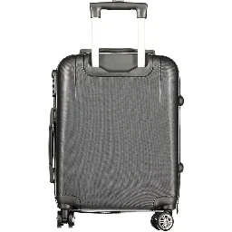 Black Polyurethane Women's Travel Bag