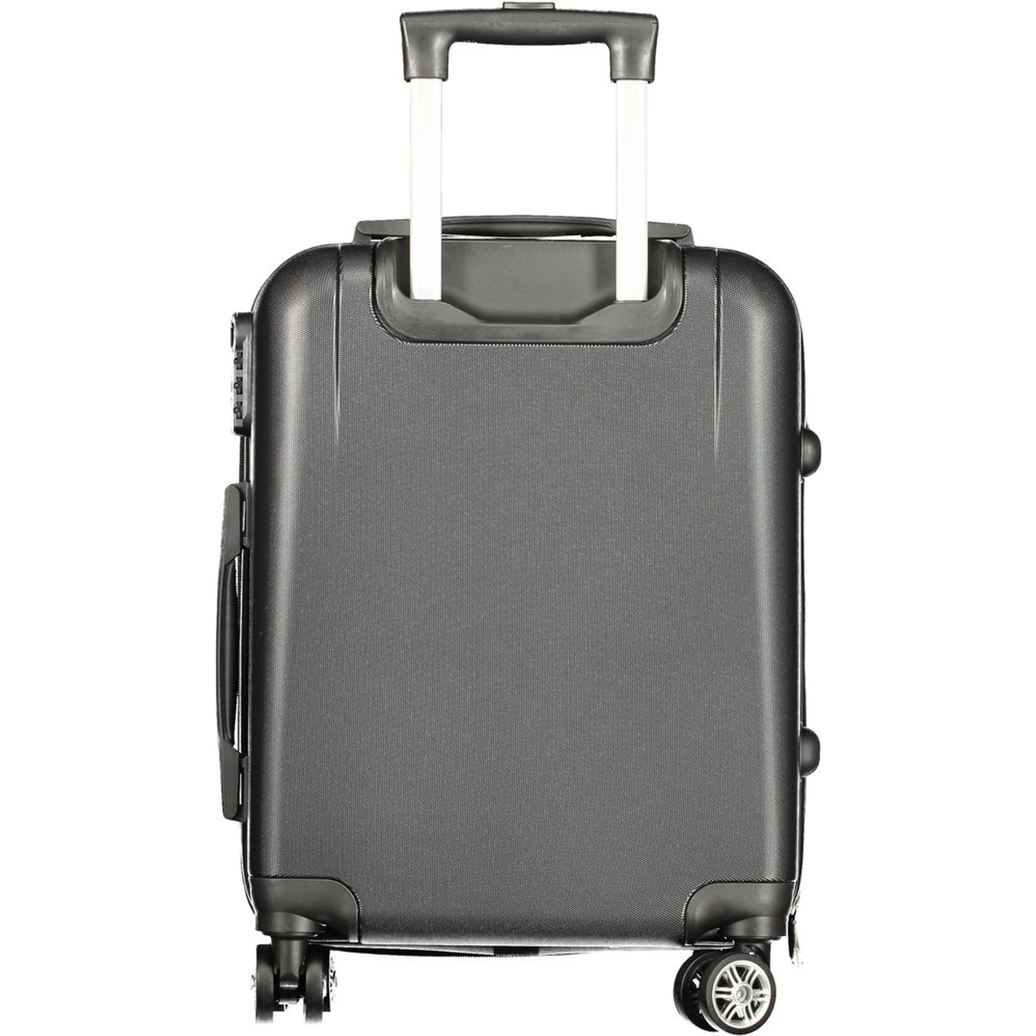 Black Polyurethane Women's Travel Bag