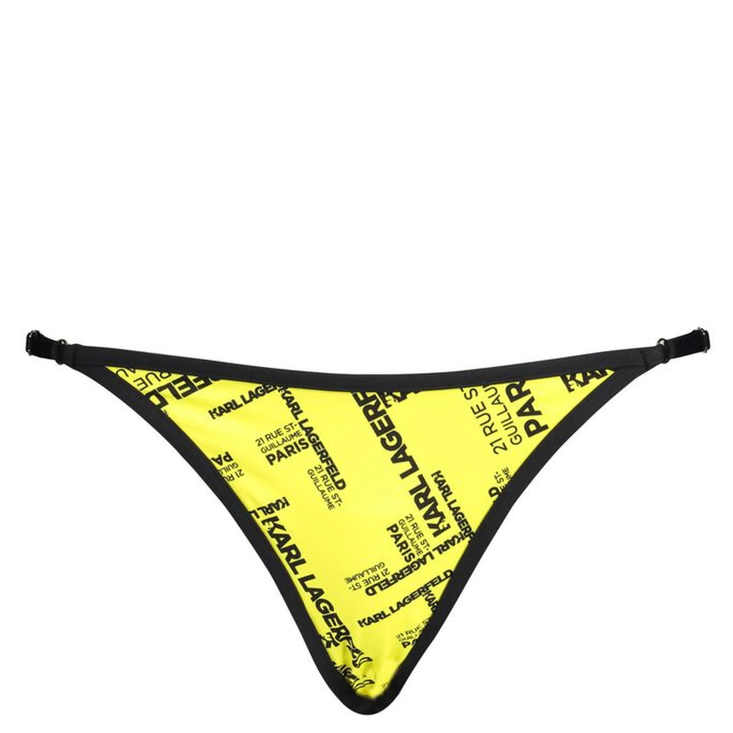 Yellow Elastane Swimwear