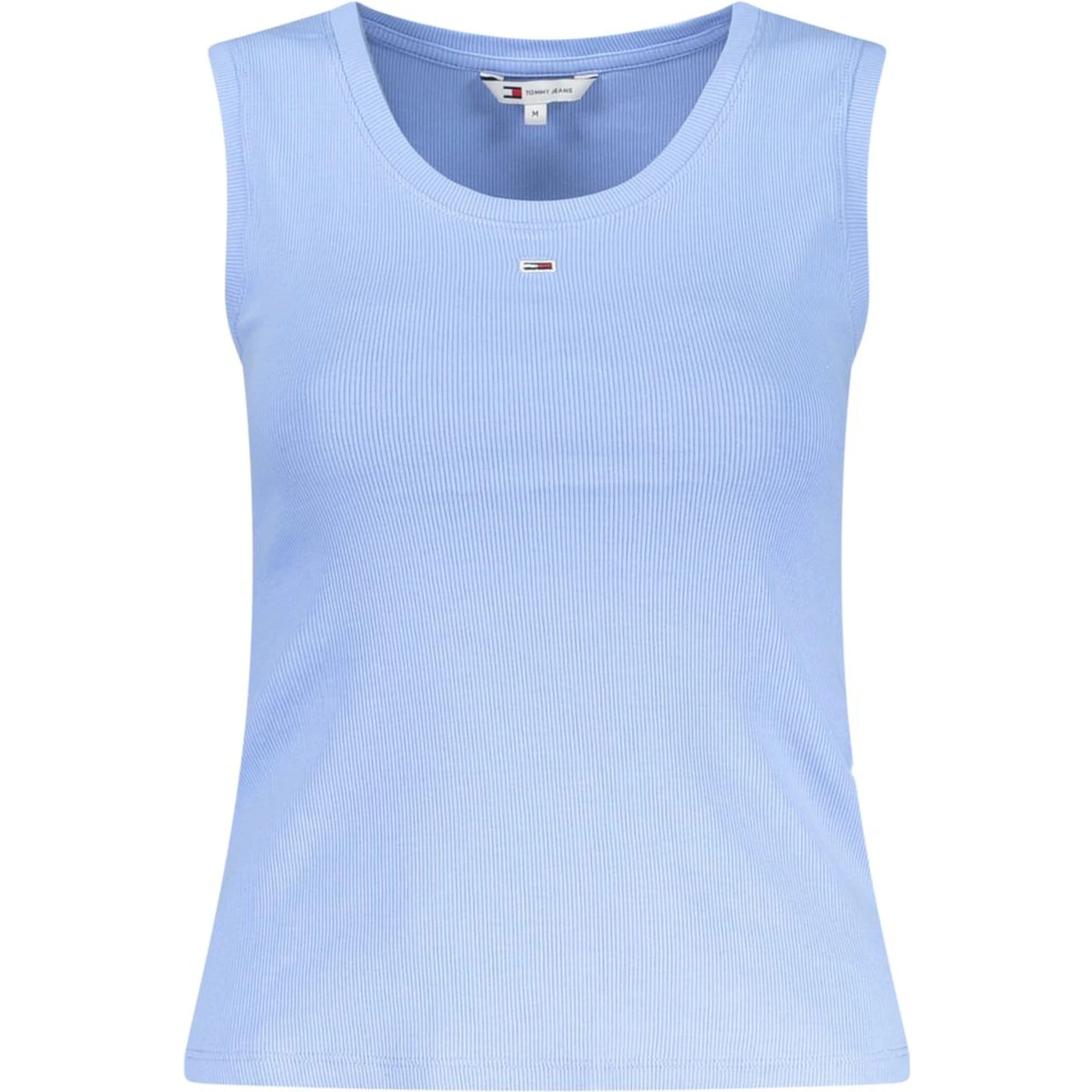 Blue Cotton Tank Top