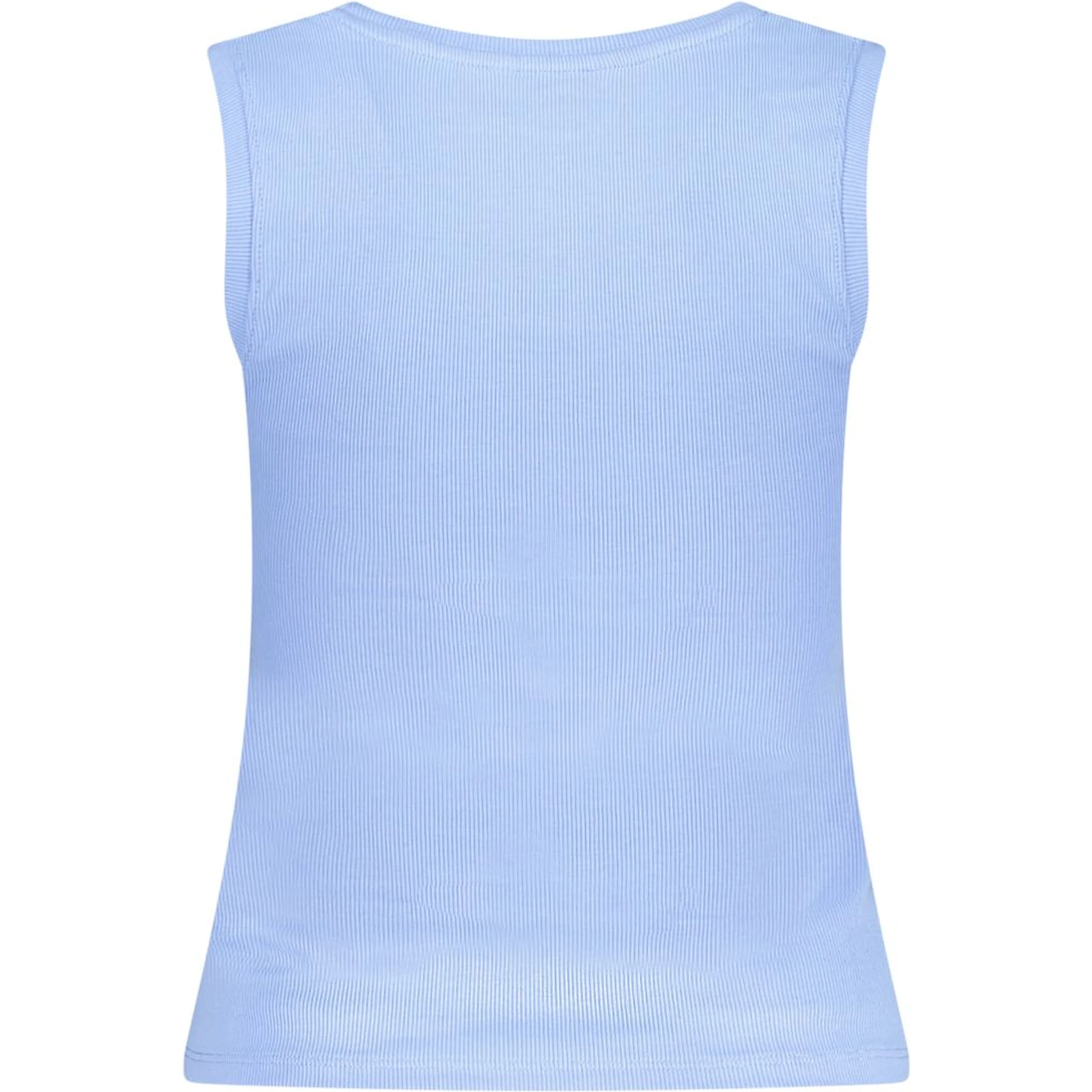 Blue Cotton Tank Top