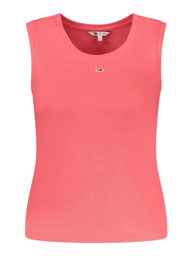 Pink Cotton Tank Top